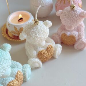 ORSETTO TEDDY CUORE GOLD