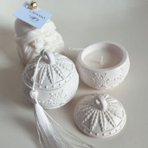 PALLA DI NATALE IN CERAMICA DIAM.6CM